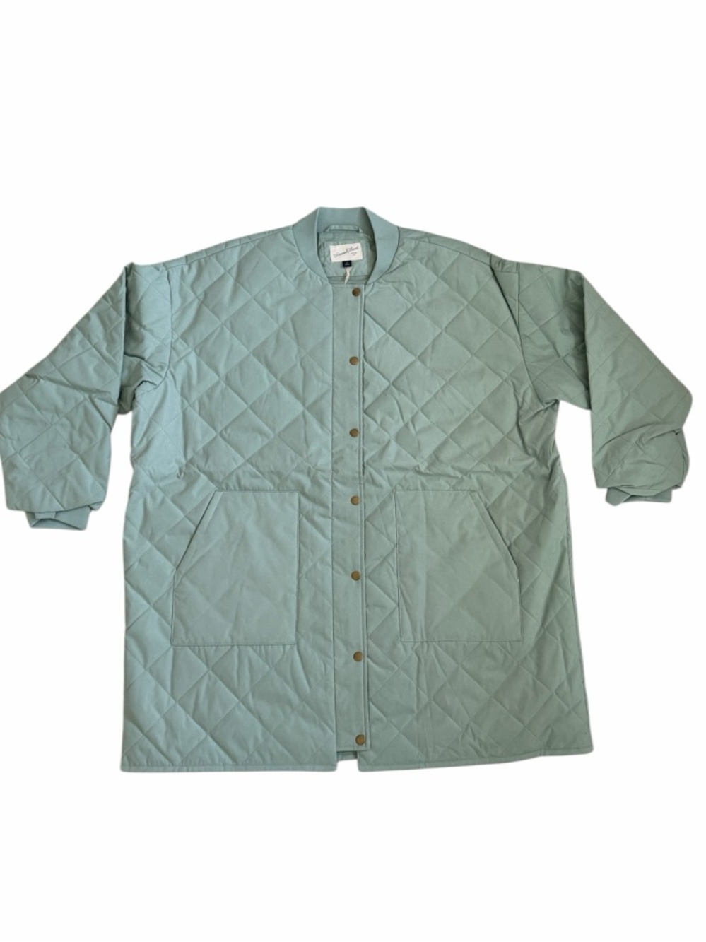 Universal Thread Quilted Jacket Green Plus Size Spring NEW - Picture 2 of 11